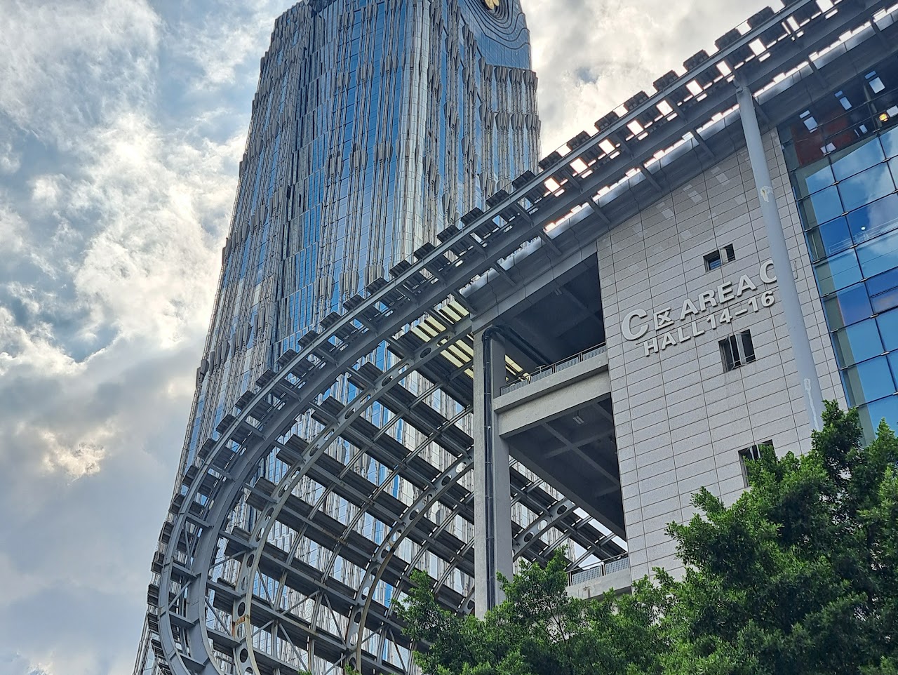 Kantonin messut, näyttelyalue pähkinänkuoressa